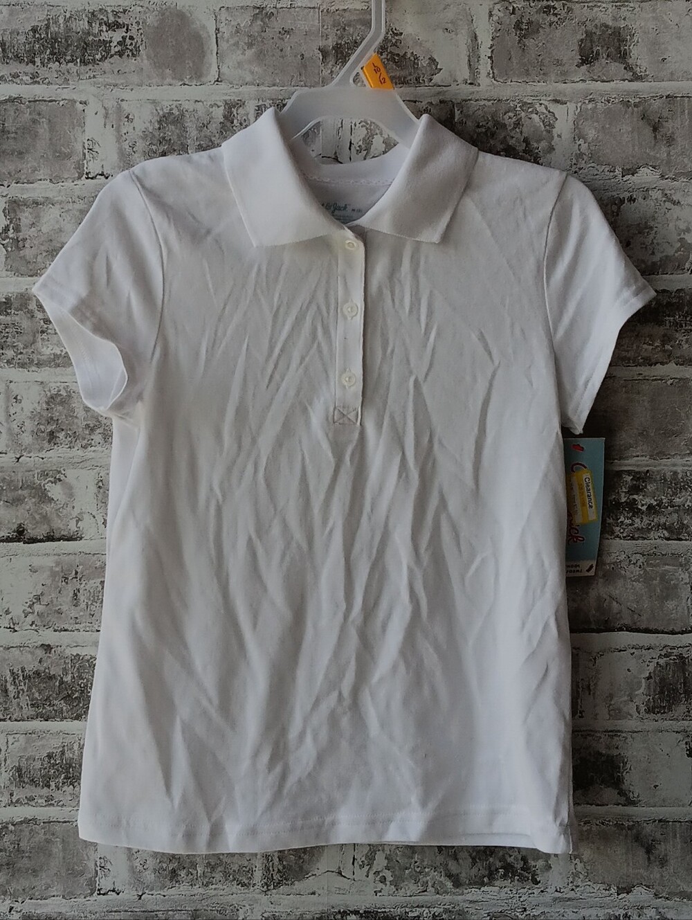 NWT Cat & Jack White Polo Kids
